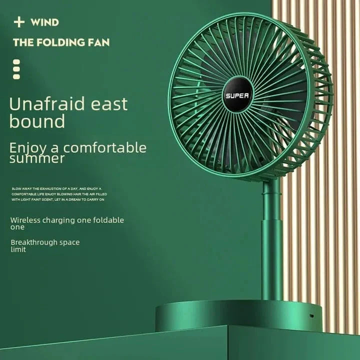 USB Rechargeable Fan Portable Electric Mini Fan Foldable Telescopic Fan Elite Mall pk