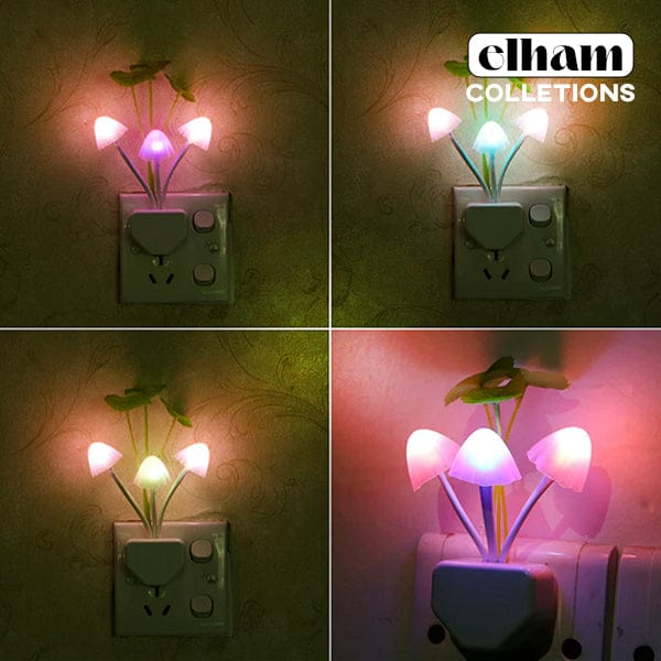 Mushroom LED Night Light Elite Mall pk