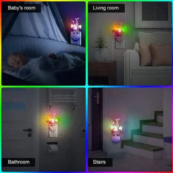 Mushroom LED Night Light Elite Mall pk