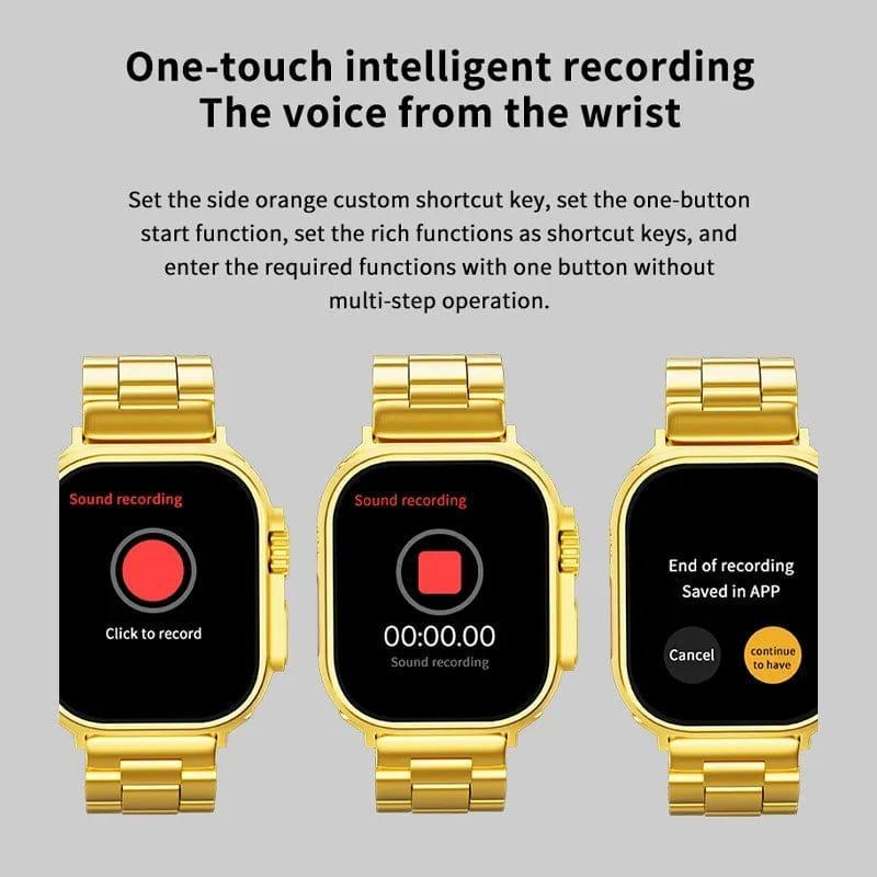Ultra Golden Smart Watch Full HD 49 MM Elite Mall pk