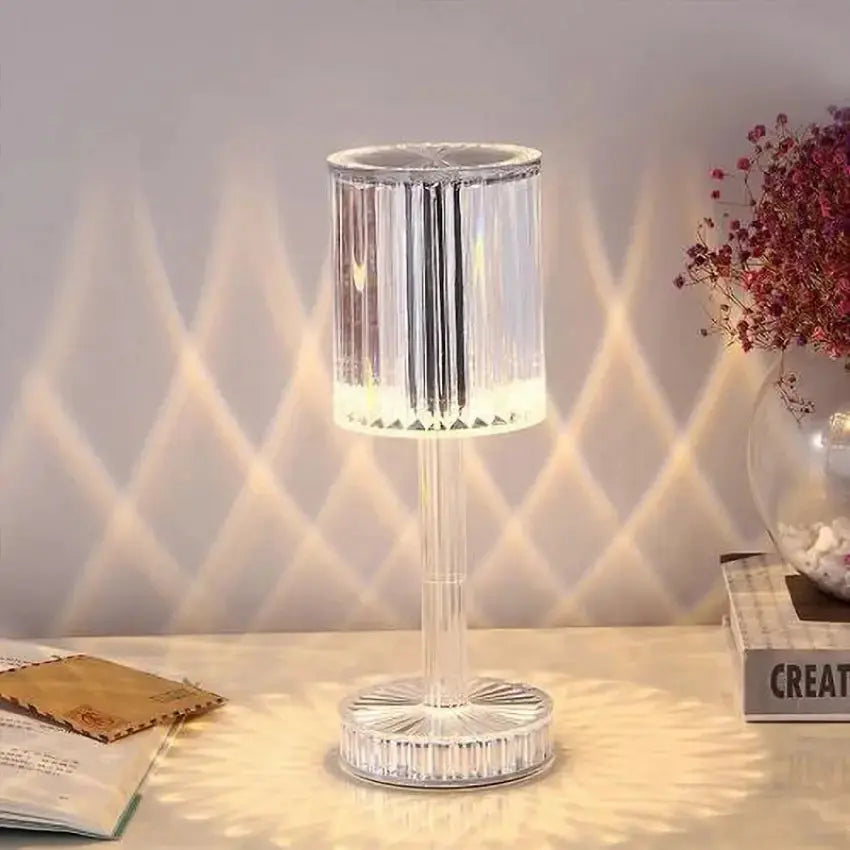 16 Colors Rose Touch Crystal Desk Lamp Elite Mall pk