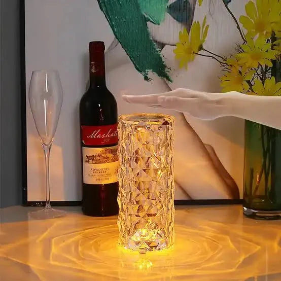 16 Colors Rose Touch Crystal Desk Lamp Elite Mall pk