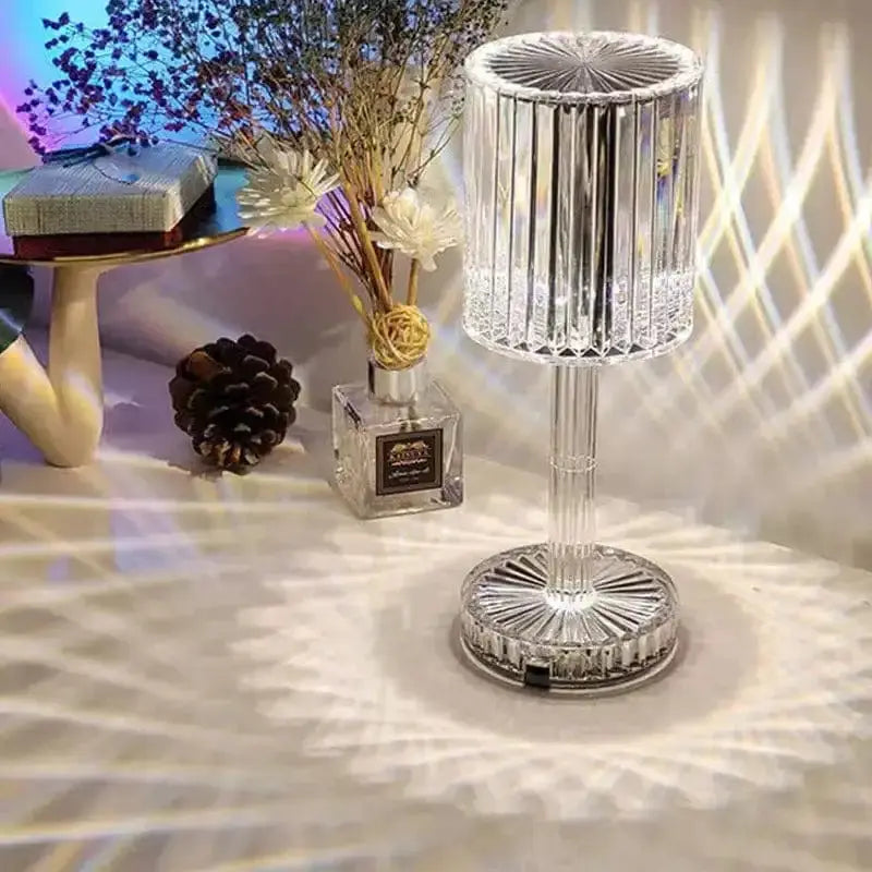 16 Colors Rose Touch Crystal Desk Lamp Elite Mall pk