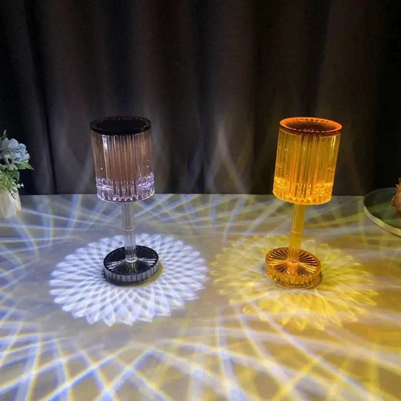 16 Colors Rose Touch Crystal Desk Lamp Elite Mall pk